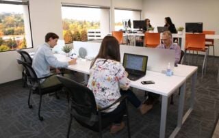financial pros working in a coworking space in walnut creek ca