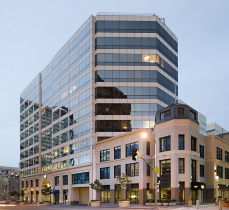 Exterior building at 1300 Clay Street at Pacific Workplaces Oakland