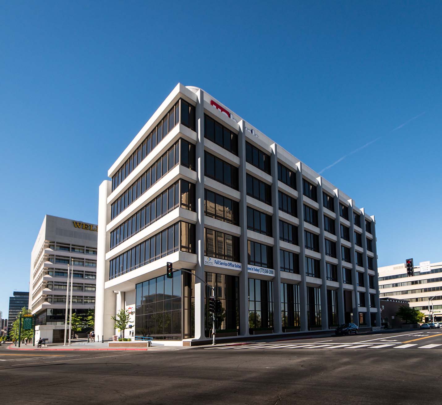 Coworking space in Reno on Liberty Street building exterior
