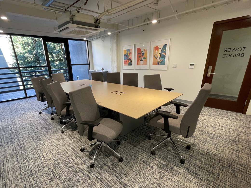 Board room with chairs and table included with virtual office in downtown Sacramento Board room with chairs and table included with virtual office in downtown Sacramento